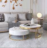 Marble coffee table